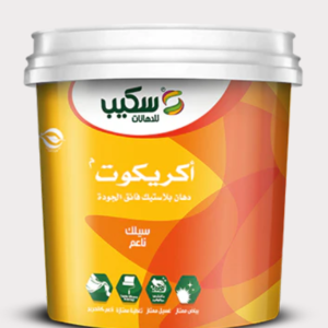 اكريكوت سيلك ابيض بستلة 9 لتر